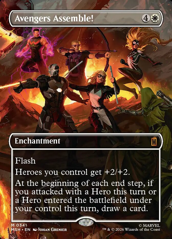Avengers Assemble! card front