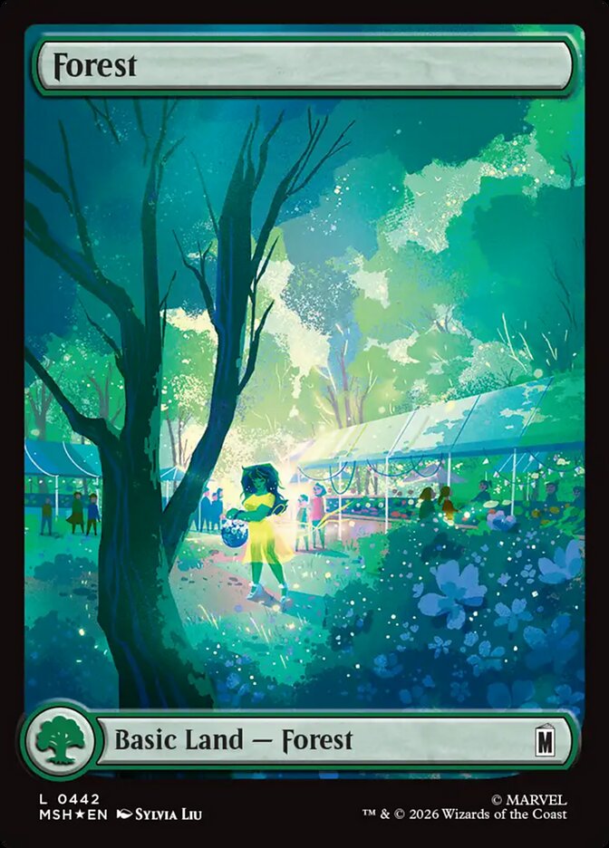 Forest card front