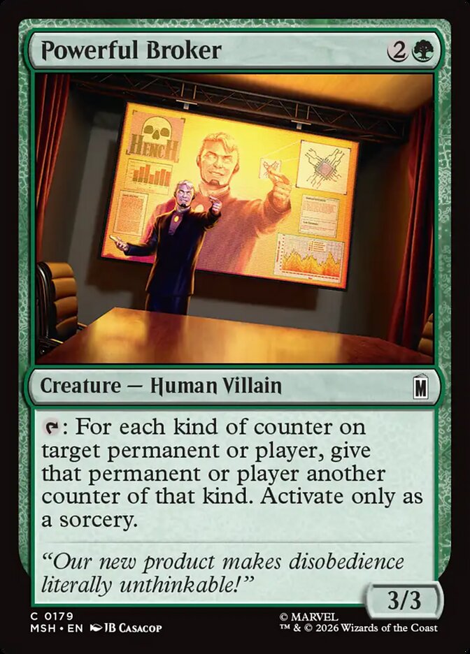 Powerful Broker card front