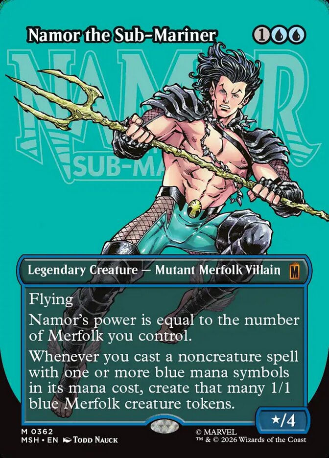 Namor the Sub-Mariner card front