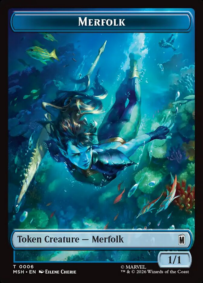 Merfolk card front