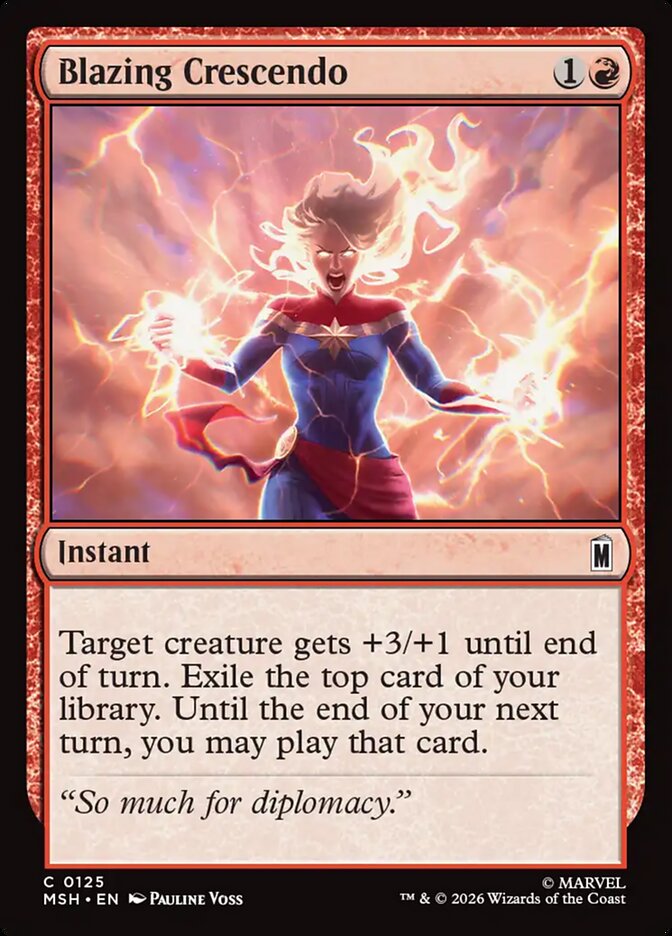 Blazing Crescendo card front
