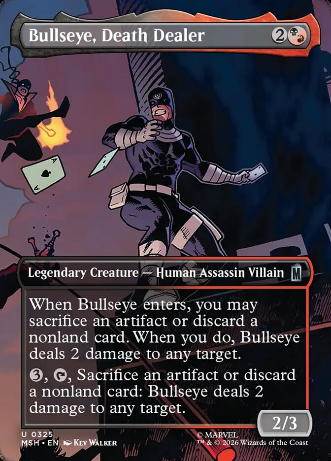 Bullseye, Death Dealer card front