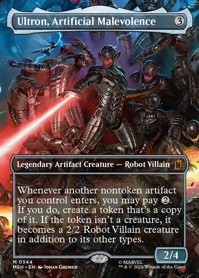 Ultron, Artificial Malevolence card front