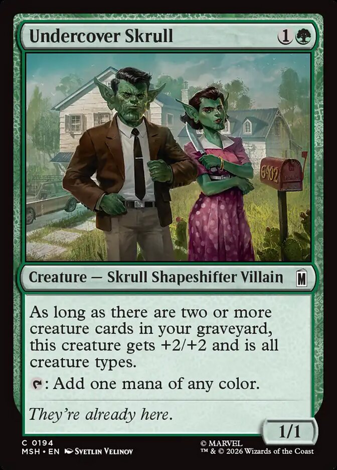 Undercover Skrull card front