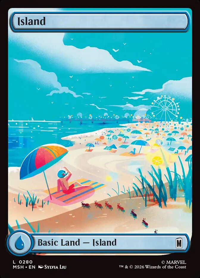 Island card front