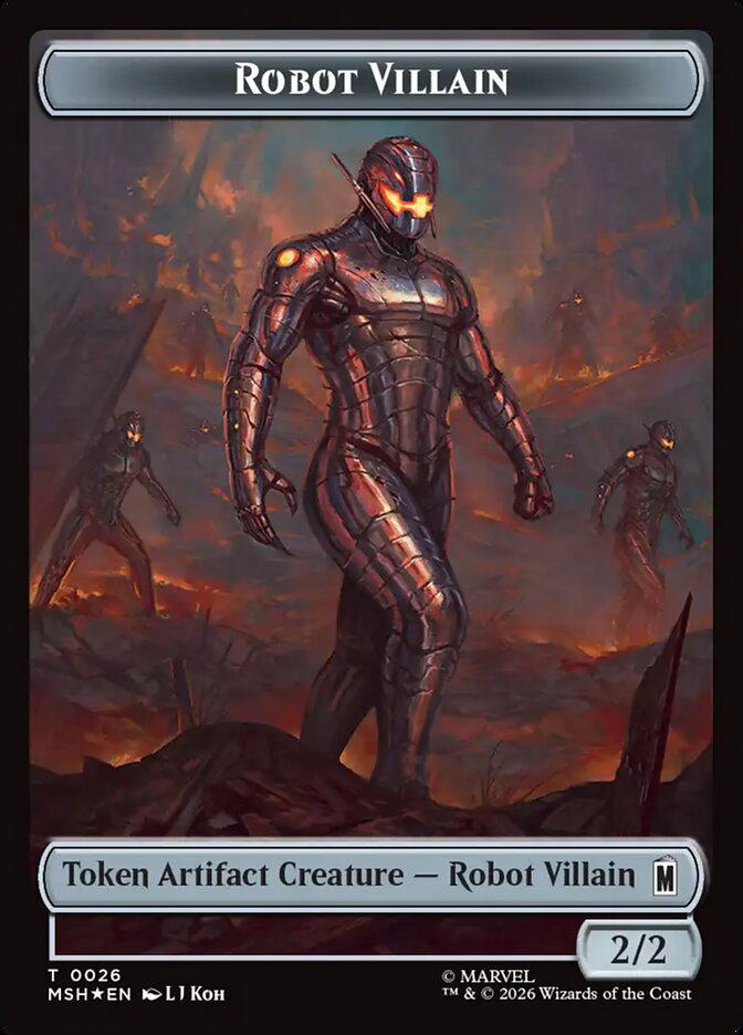 Robot Villain card front