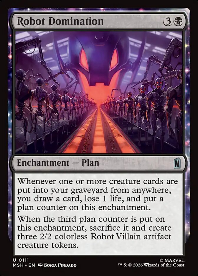 Robot Domination card front