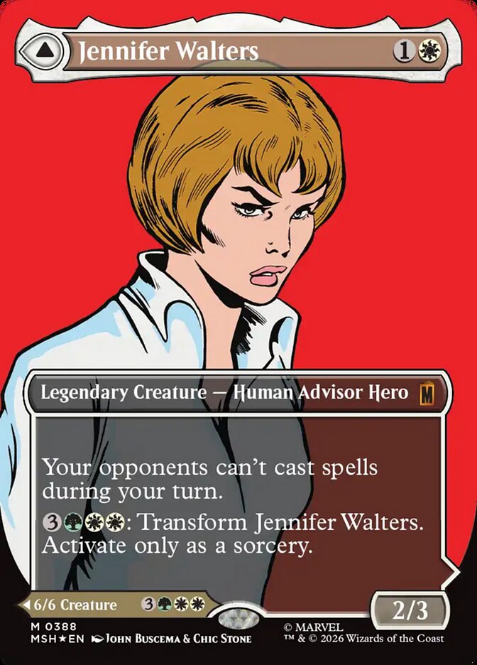 Jennifer Walters card front