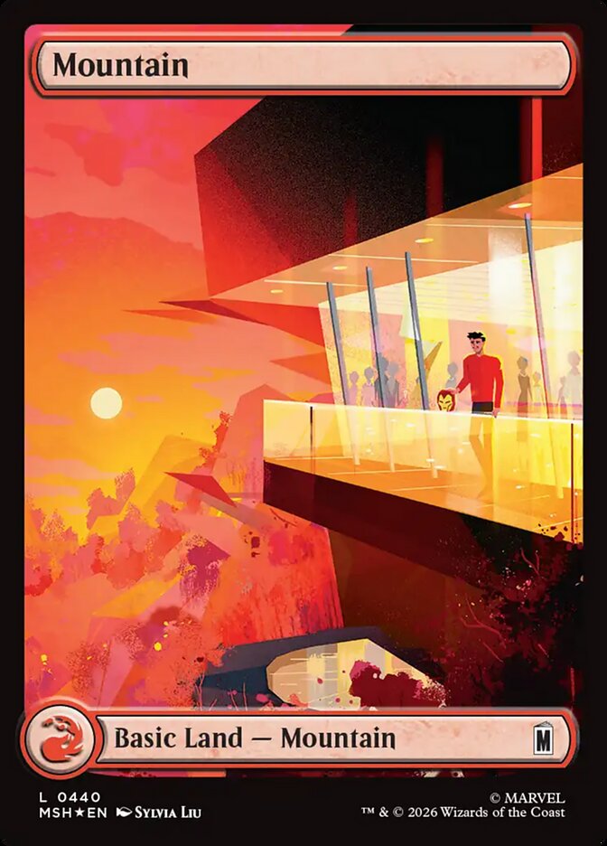 Mountain card front