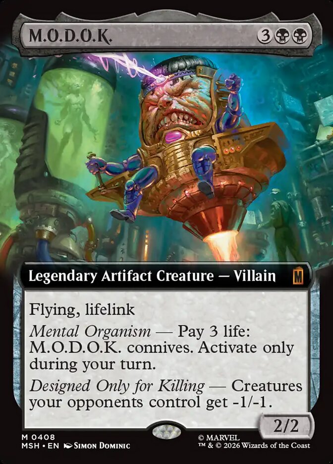 M.O.D.O.K. card front