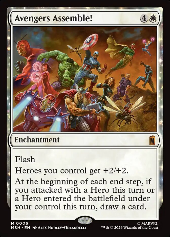 Avengers Assemble! card front