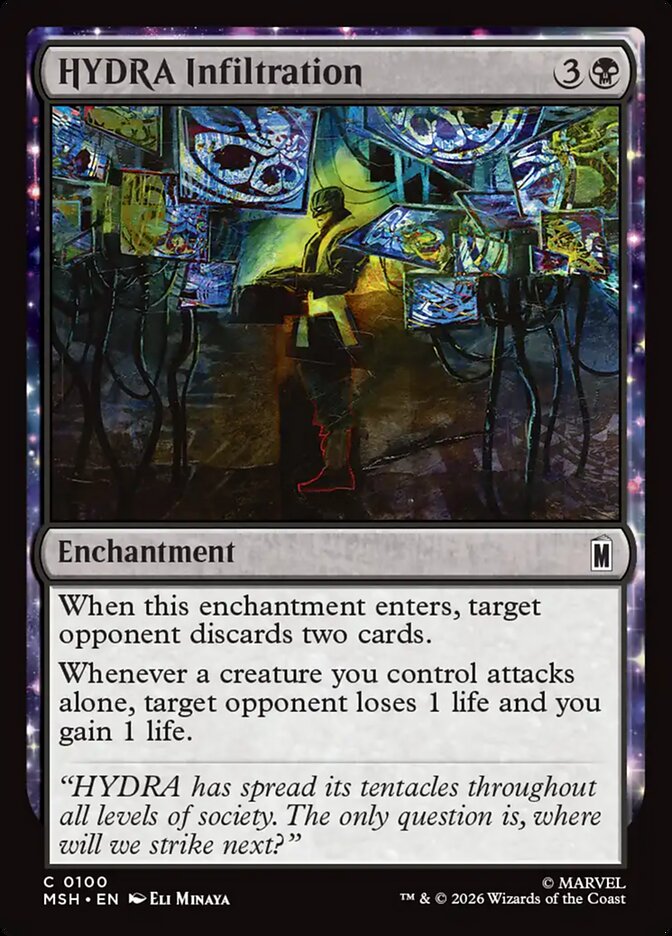 HYDRA Infiltration card front