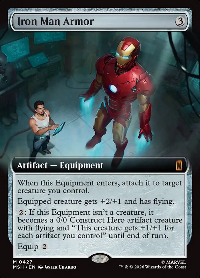 Iron Man Armor card front