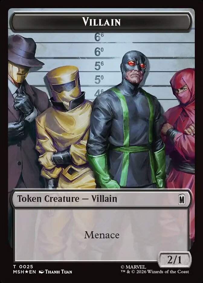 Villain card front