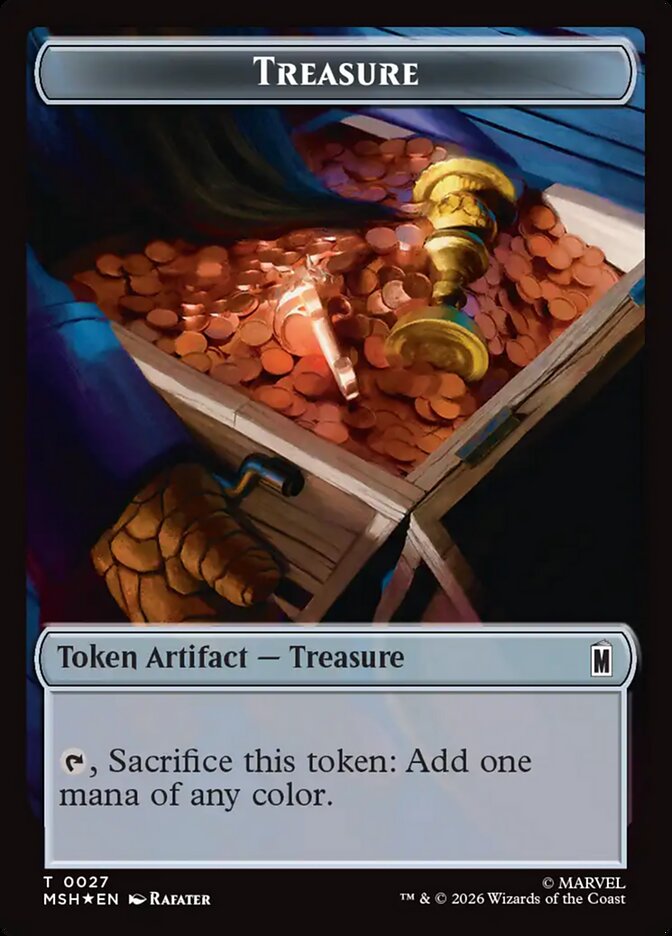 Treasure card front