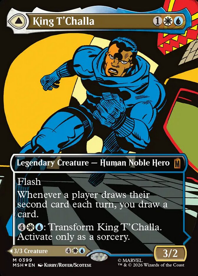 King T'Challa card front