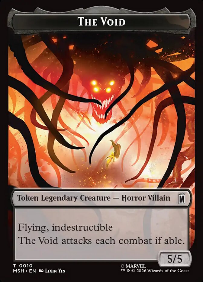 The Void card front
