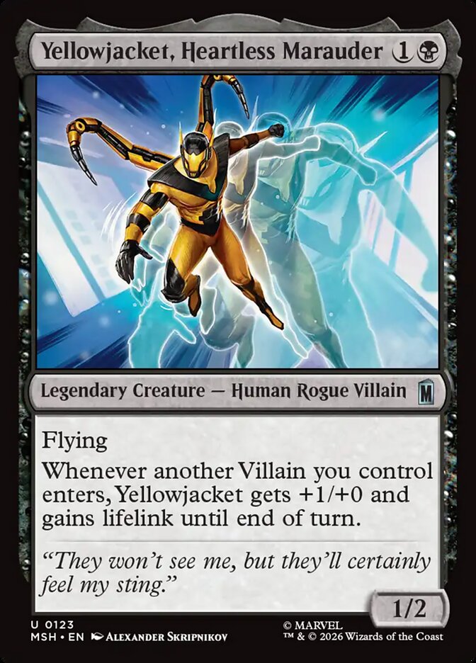 Yellowjacket, Heartless Marauder card front