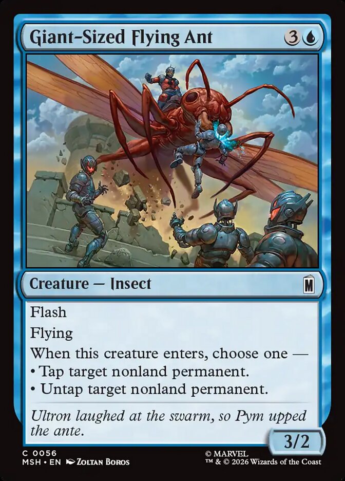 Giant-Sized Flying Ant card front
