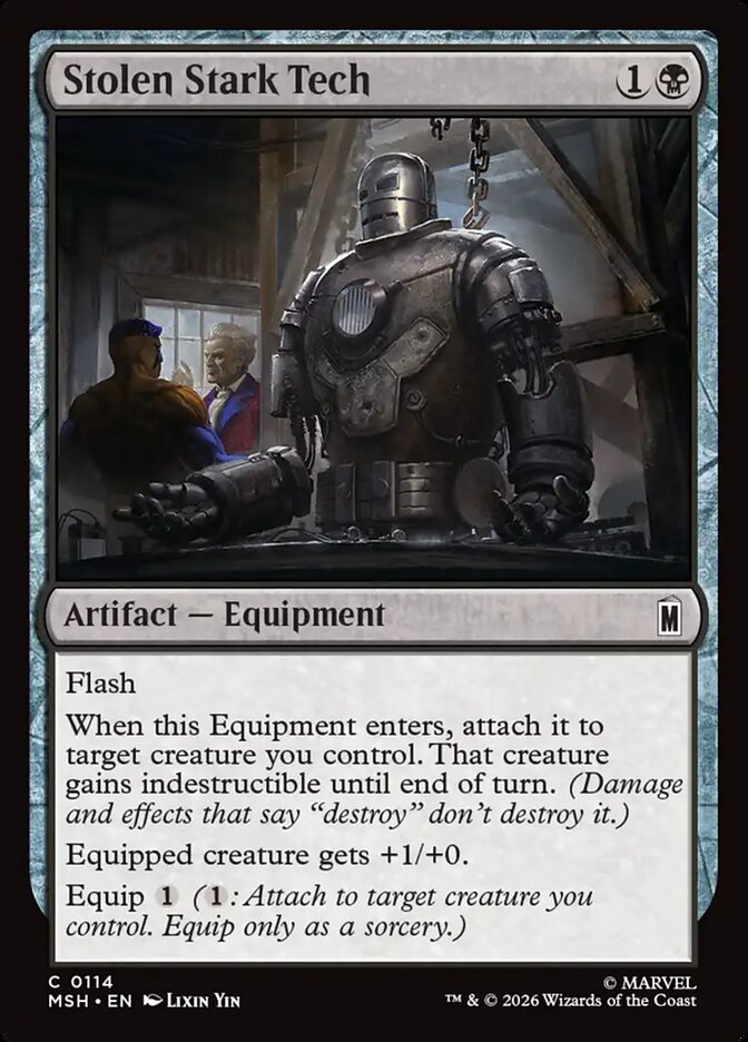 Stolen Stark Tech card front