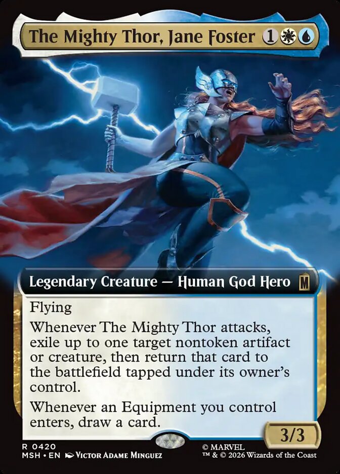 The Mighty Thor, Jane Foster card front