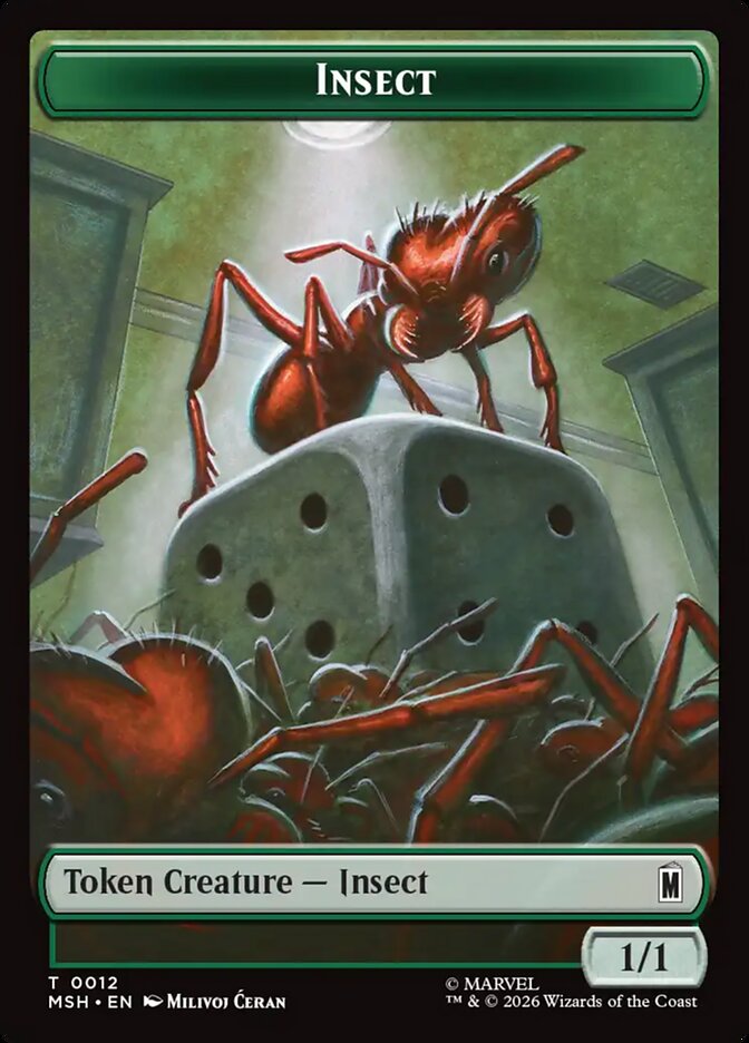 Insect card front
