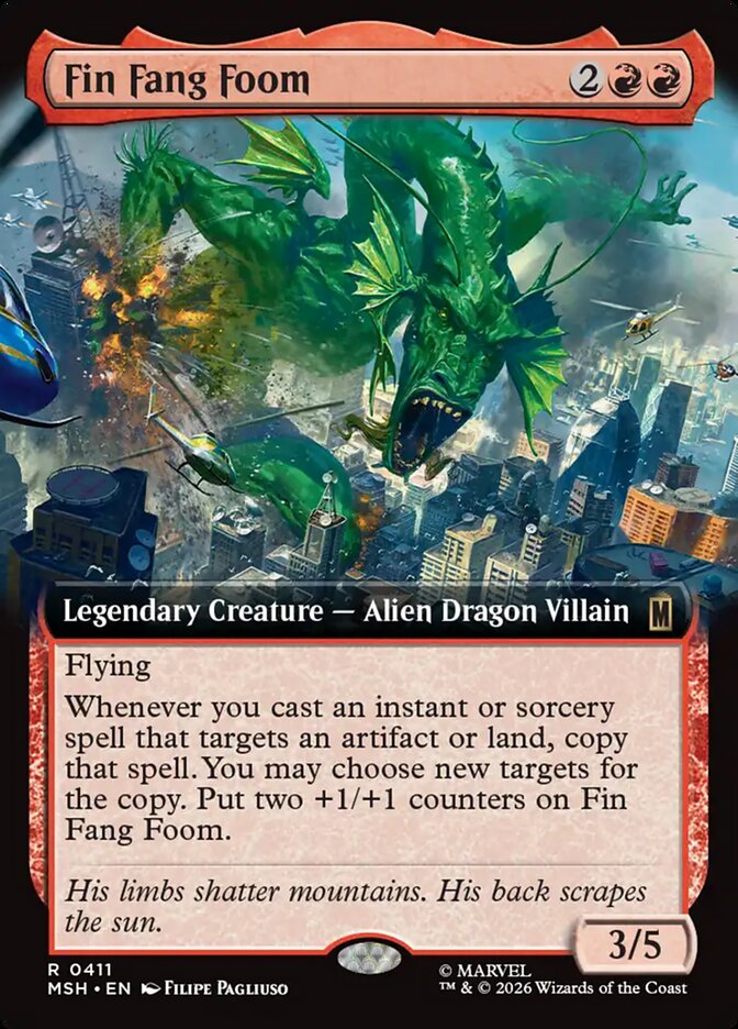Fin Fang Foom card front