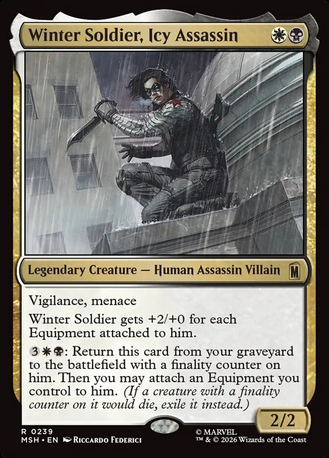 Winter Soldier, Icy Assassin card front