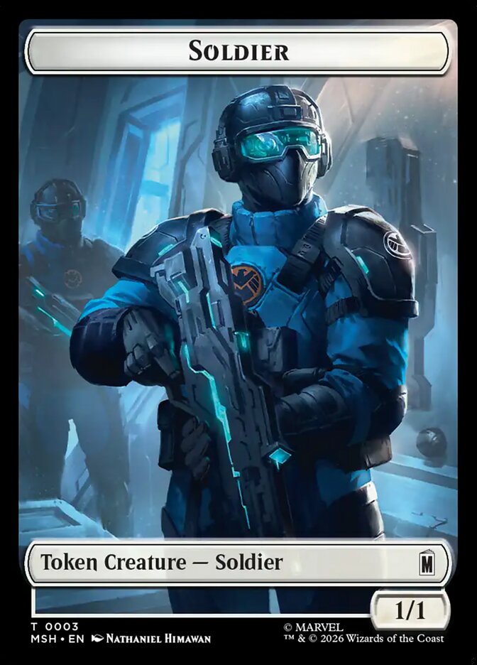 Soldier card front