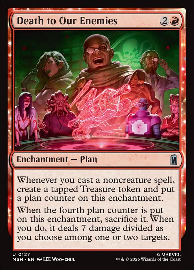 Death to Our Enemies card front
