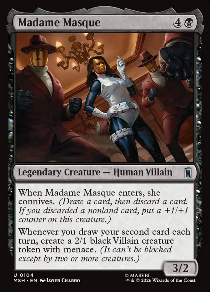 Madame Masque card front