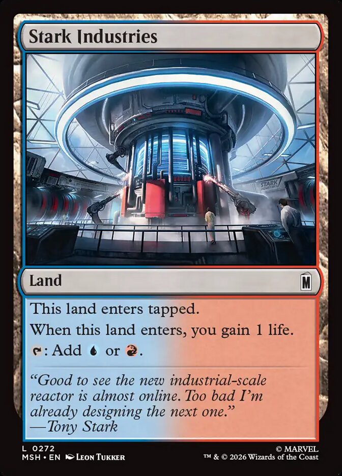Stark Industries card front