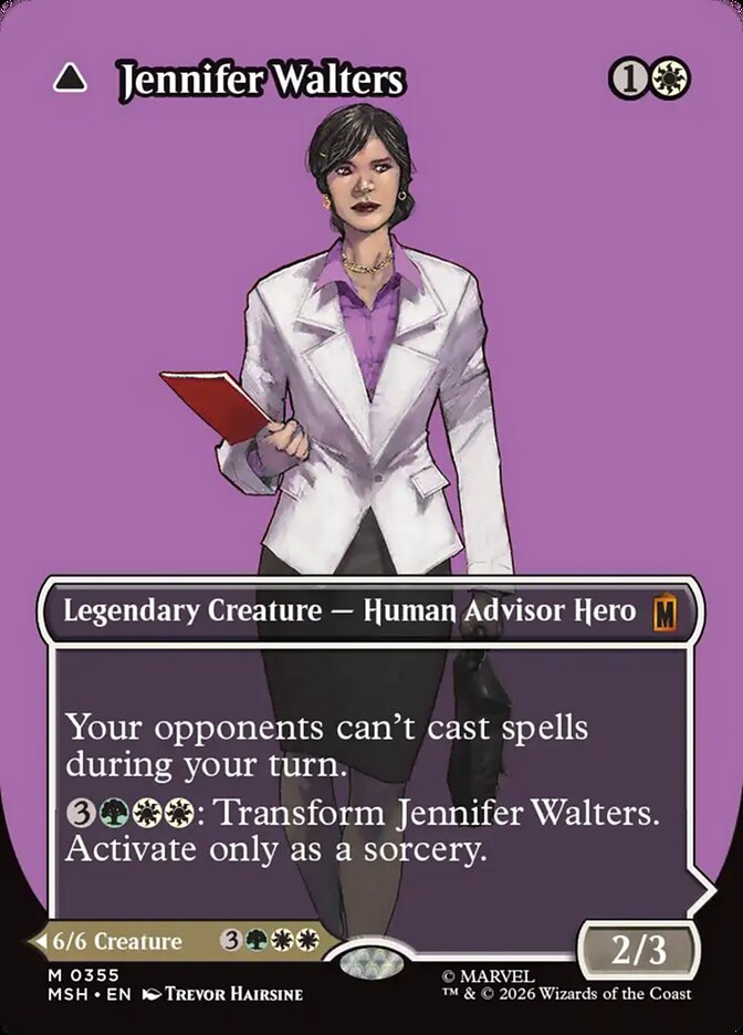 Jennifer Walters card front