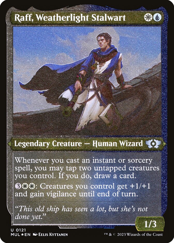 Raff, Weatherlight Stalwart card front