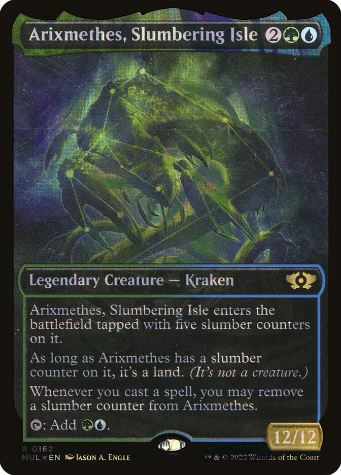 Arixmethes, Slumbering Isle card front