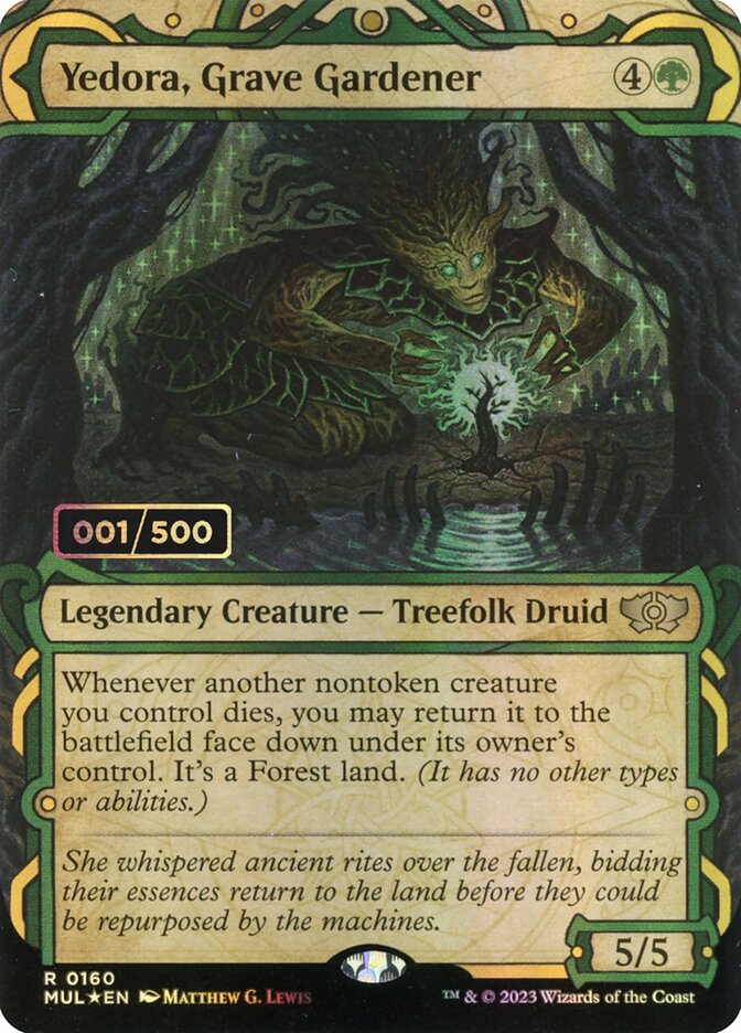 Yedora, Grave Gardener card front