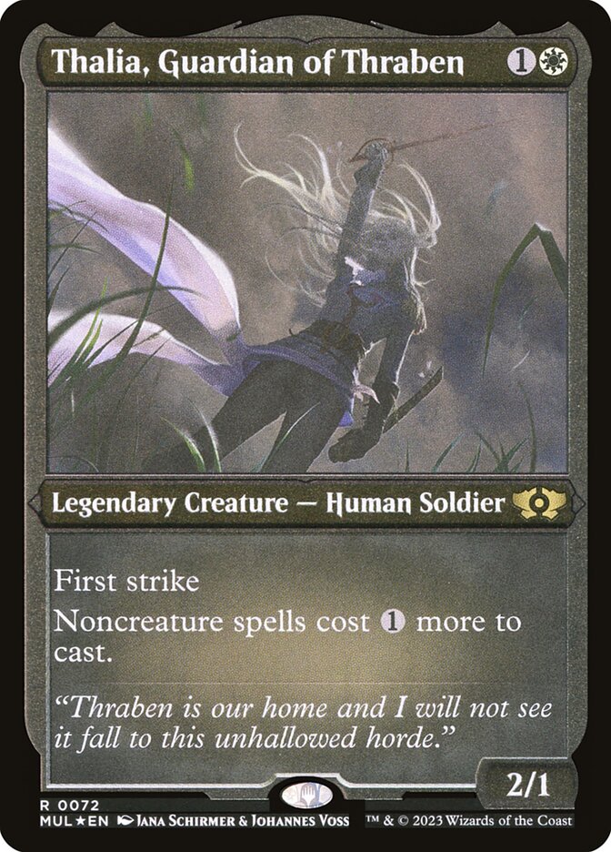 Thalia, Guardian of Thraben card front