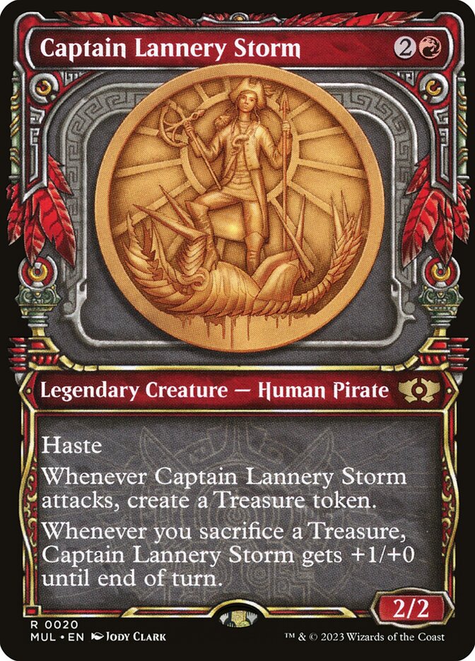 Captain Lannery Storm card front
