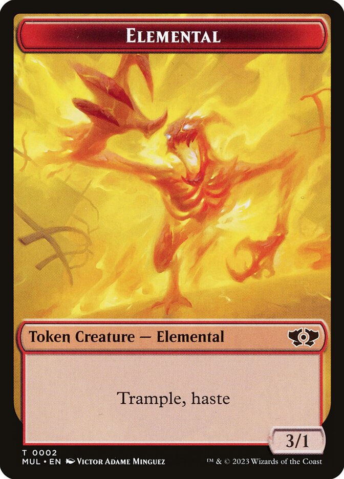 Elemental card front