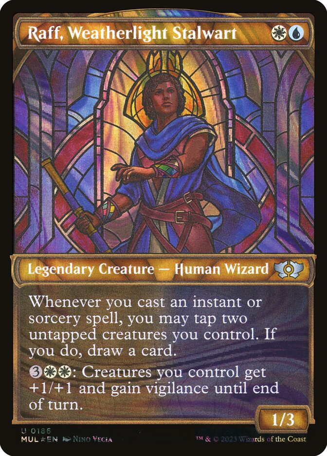 Raff, Weatherlight Stalwart card front