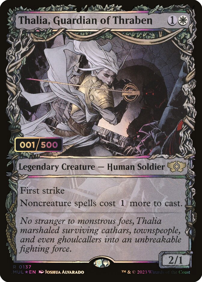 Thalia, Guardian of Thraben card front