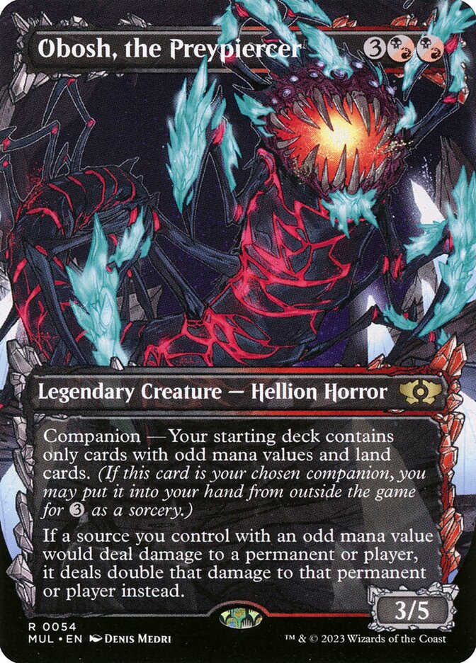 Obosh, the Preypiercer card front
