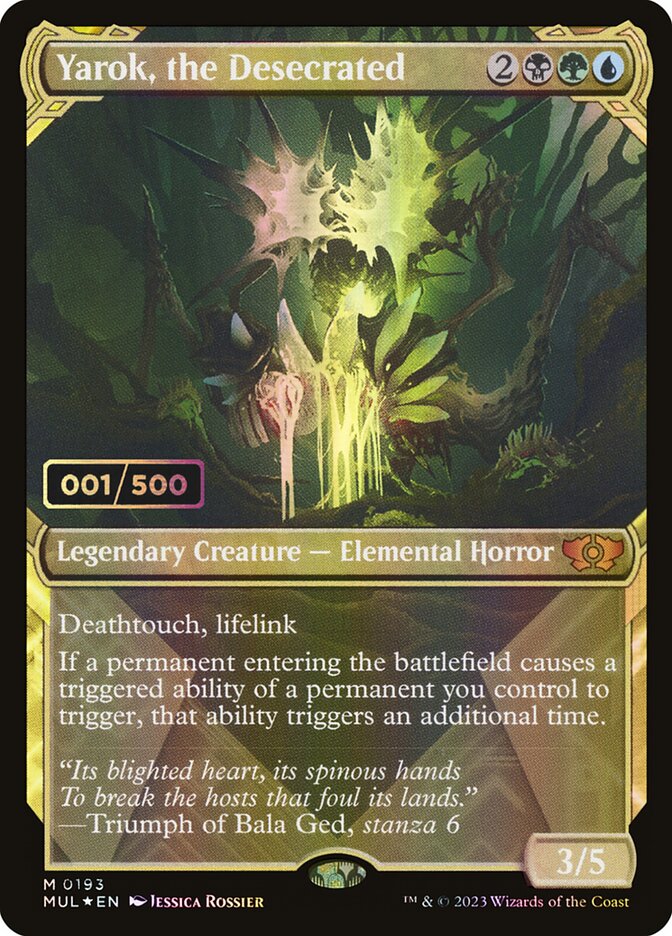 Yarok, the Desecrated card front