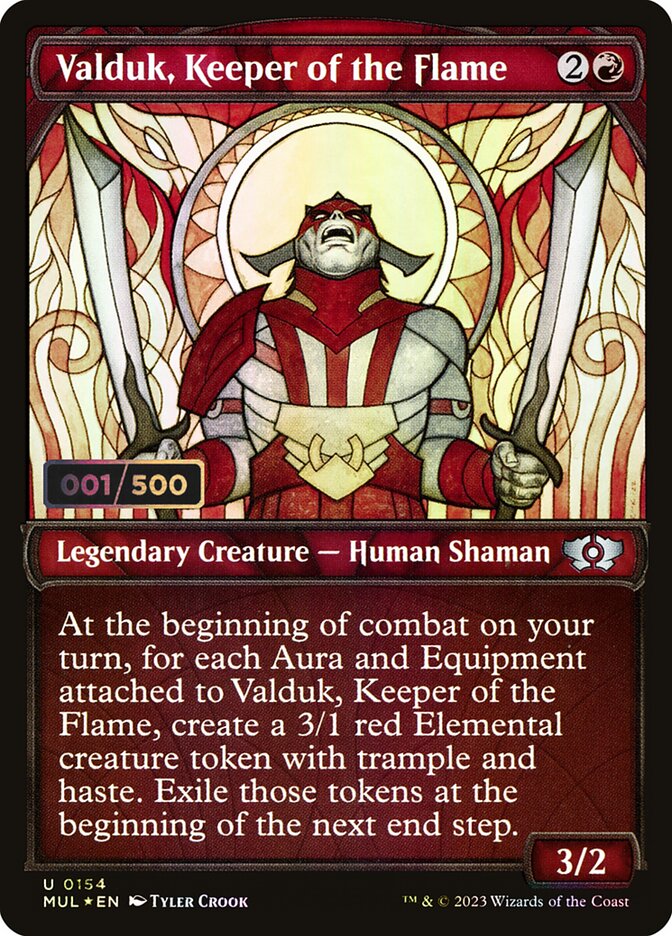 Valduk, Keeper of the Flame card front
