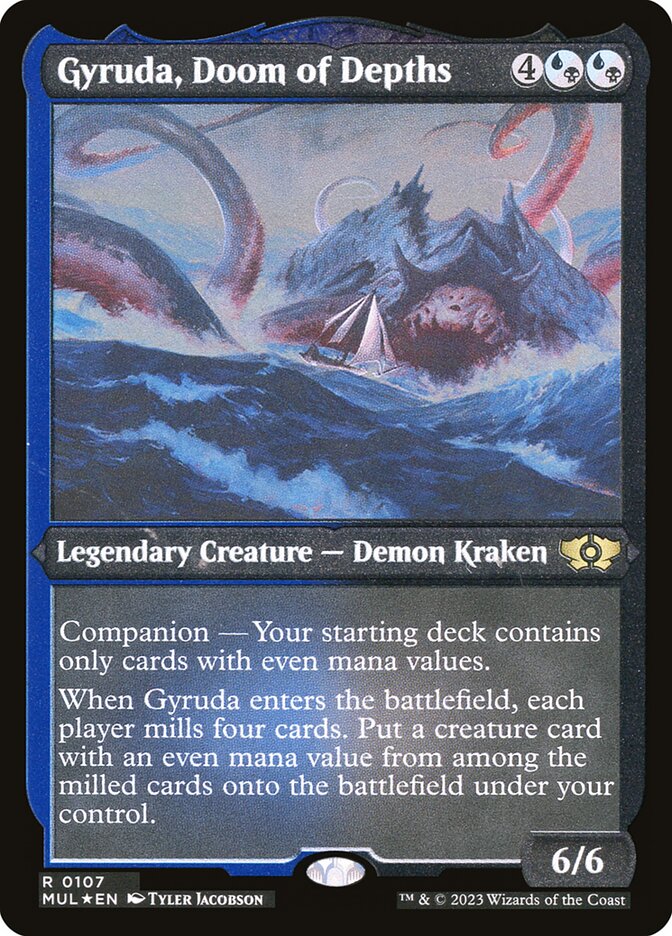 Gyruda, Doom of Depths card front