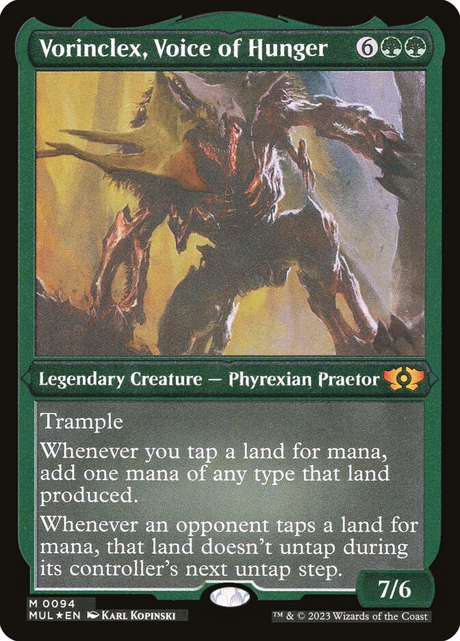 Vorinclex, Voice of Hunger card front