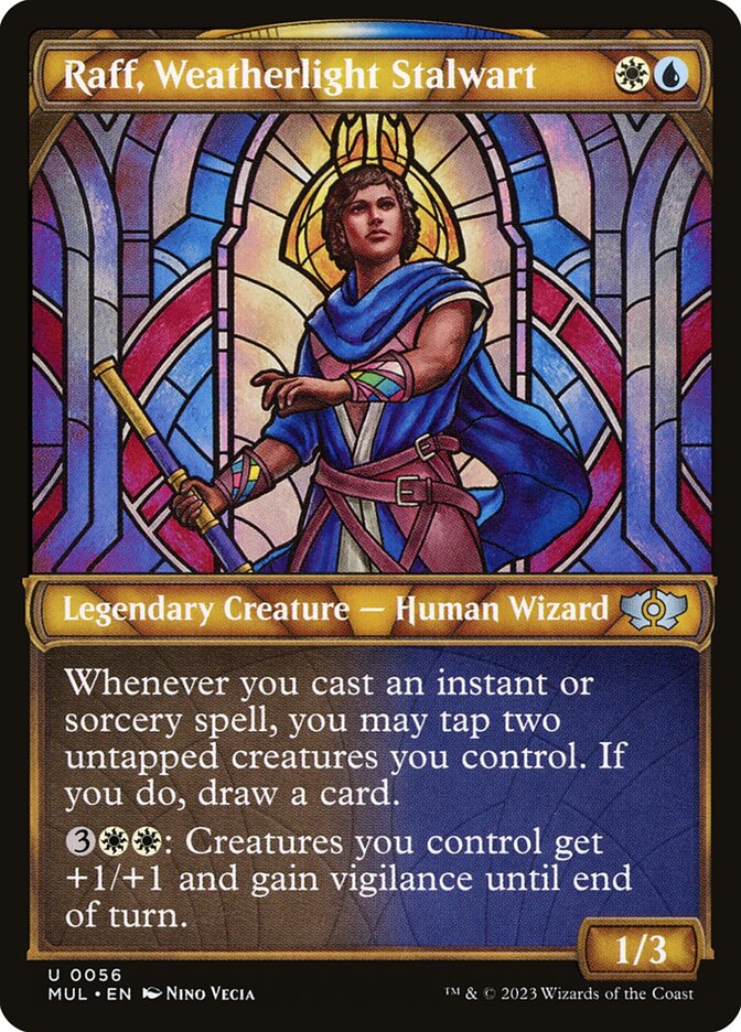 Raff, Weatherlight Stalwart card front