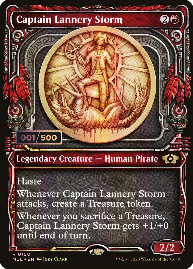 Captain Lannery Storm card front
