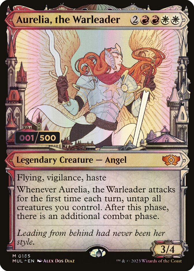 Aurelia, the Warleader card front